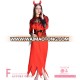 Sexy halloween adult women red devil costume